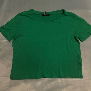 Forever 21 Emerald Green Short Sleeve Tee